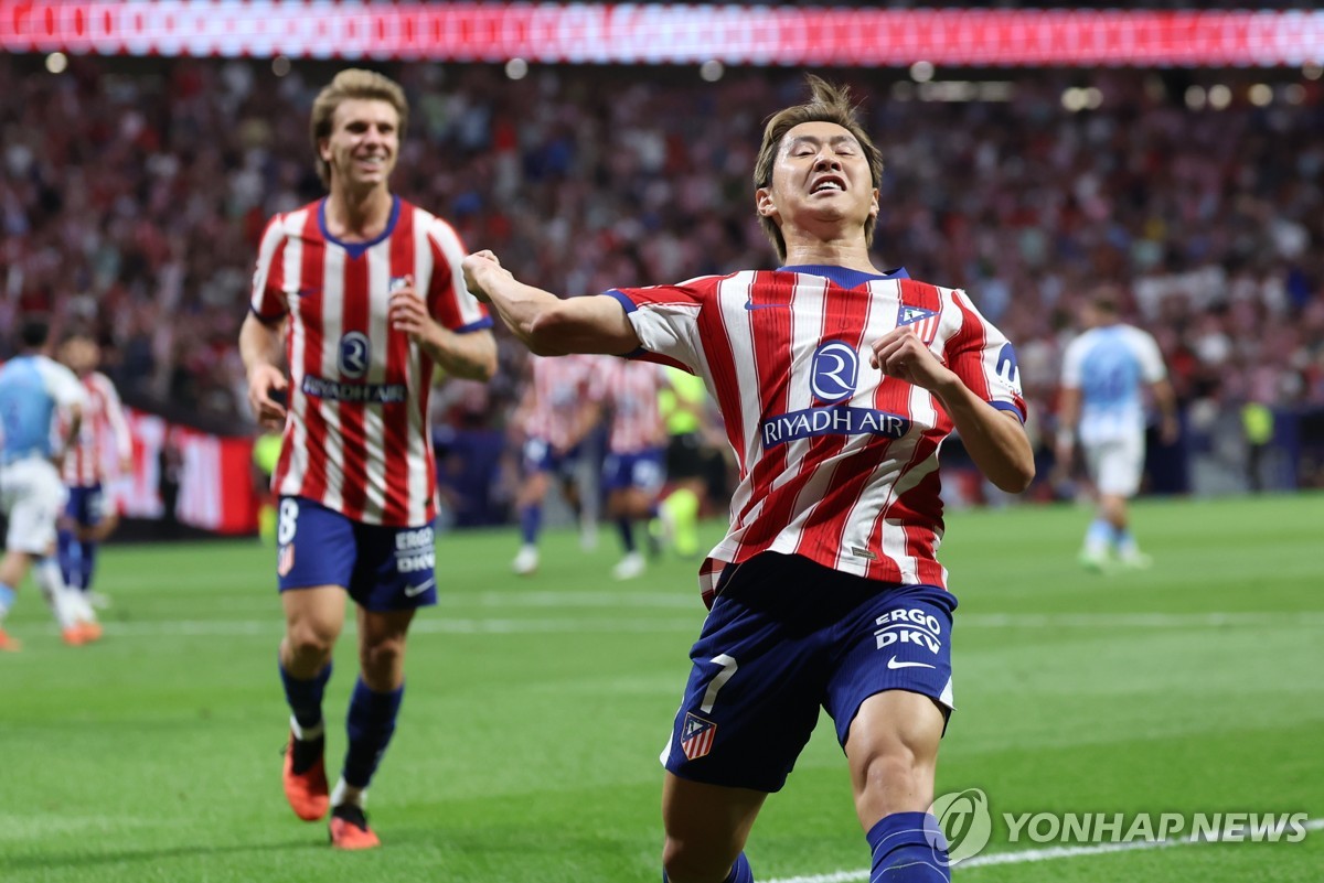 <b>이강인</b>, <b>아틀레티코 데뷔골</b> '쾅'…라리가 개막전 2-0 승리 선봉(종합)