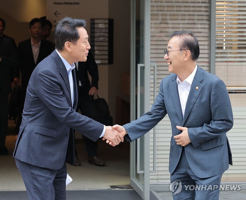 국토장관 "<b>오세훈</b>과 용산공원 입장차 확인…내주 만나 정리"(종합)