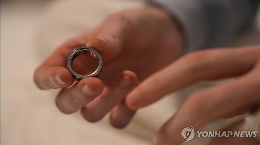 오우라 스마트 반지
[AP=연합뉴스 자료사진]