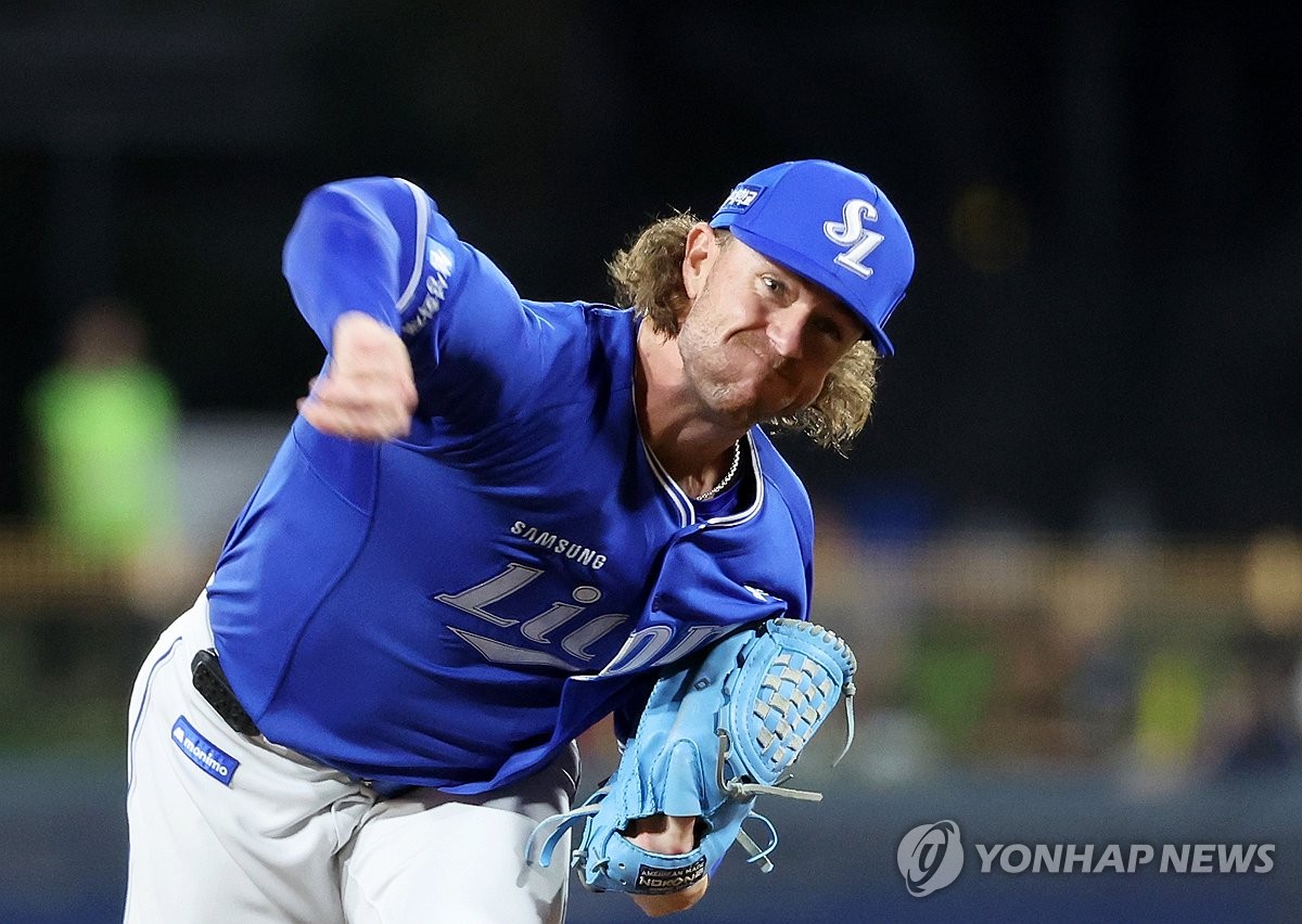 <b>삼성</b> 페덱·NC 라일리 용호상박 8이닝 대결…승자는 페덱