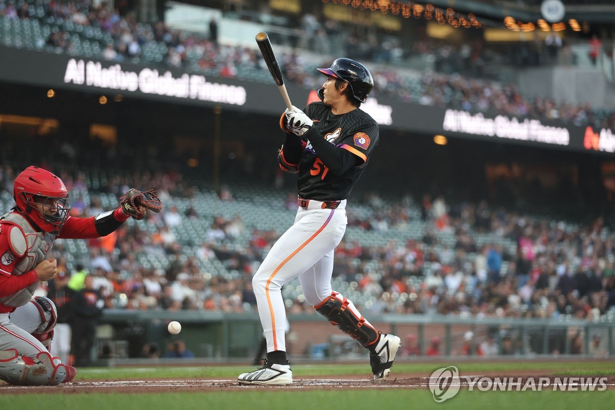 <b>이정후</b>, 신시내티전서 1안타 1사구 1<b>도루</b>…시즌 타율 0.289