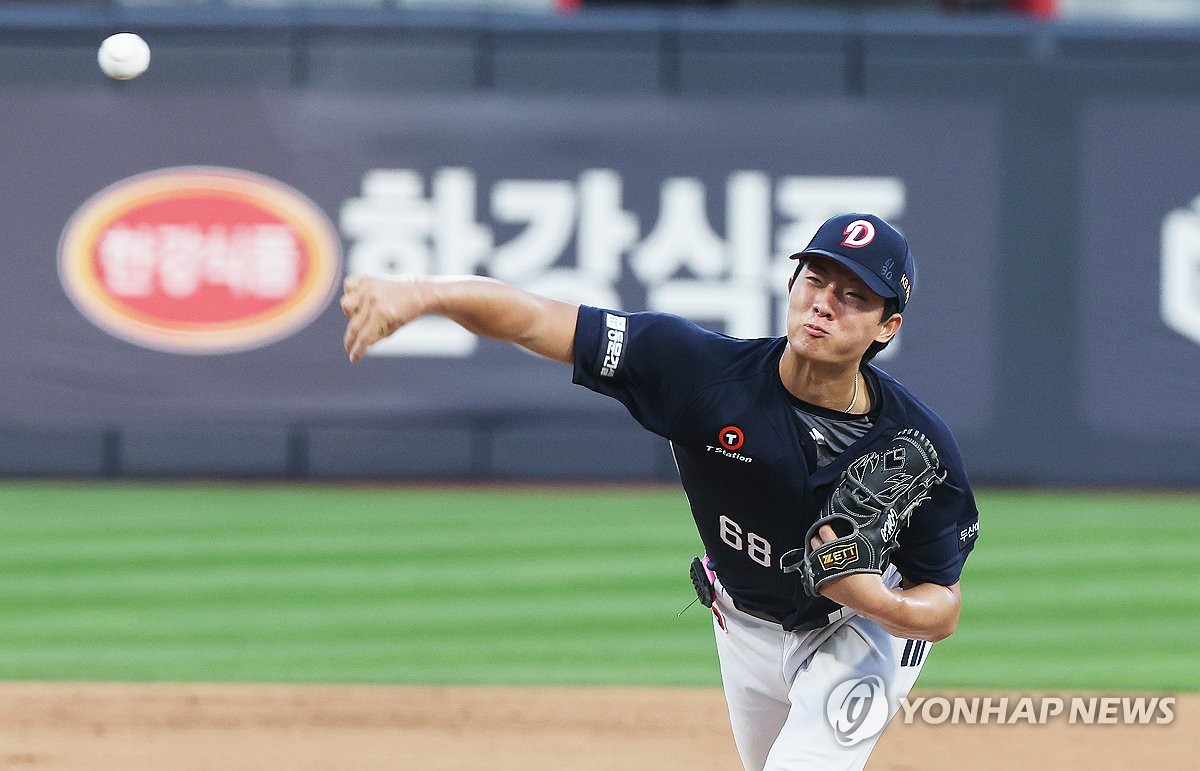 두산, 장단 16안타로 키움 제압…최민석은 <b>다승</b> 단독 <b>선두</b> 등극