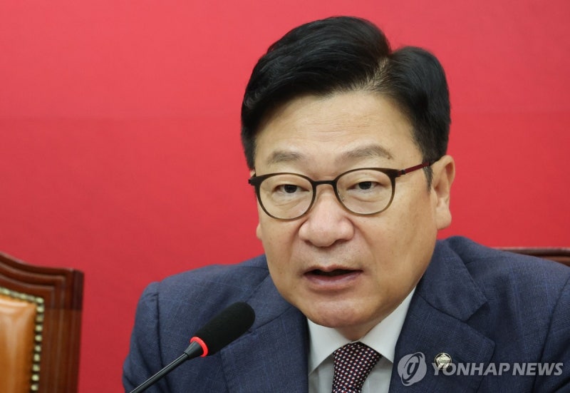 정점식, 교섭단체 대표연설…개각 비판·부동산 정책 폐기 촉구
