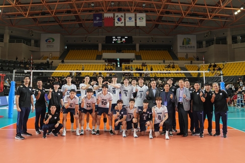 <b>남자배구</b>대표팀, 10일 중국과 <b>아시아</b><b>선수권</b>대회 8강(종합)