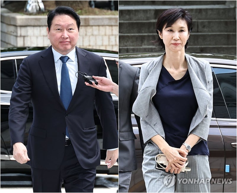 <b>최태원</b>, 노소영 <b>재산분할</b> 7천억원 수용…2천440억원만 다투기로
