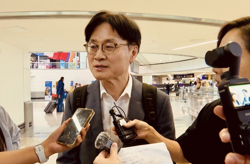 <b>김정관</b> "대미투자협상 마무리차 <b>방미</b>…최종사인前 협상 진행"