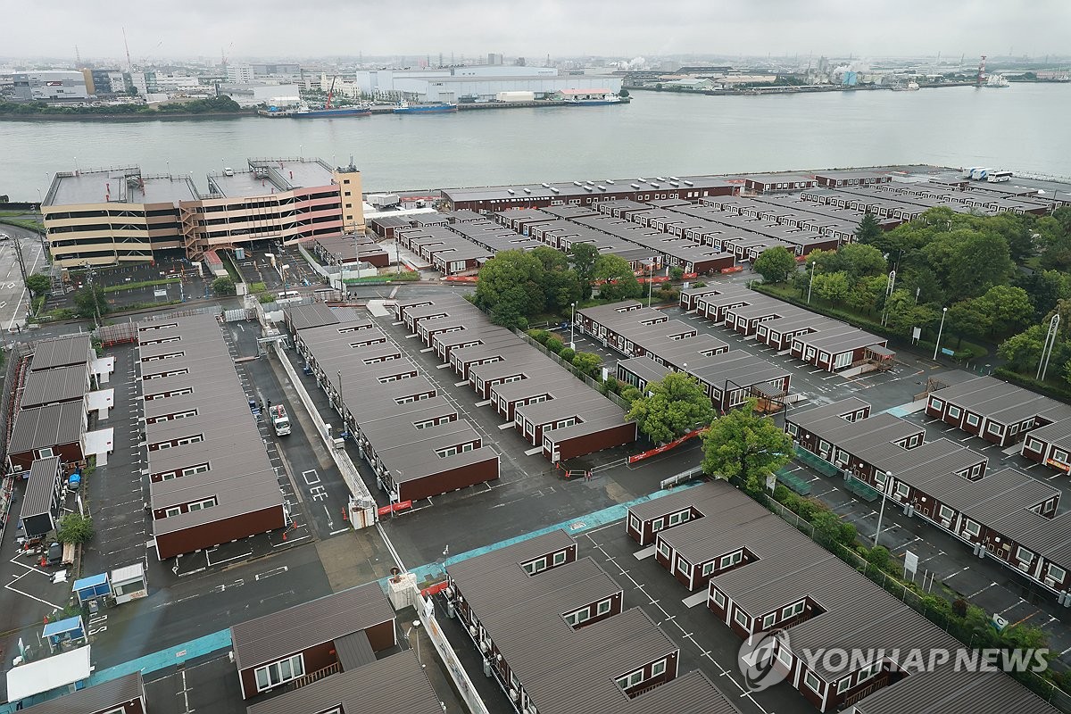 나고야항 목조 컨테이너 숙소