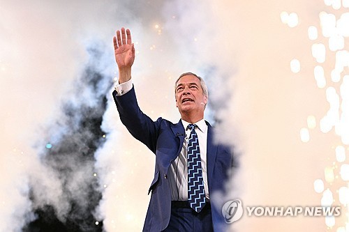 나이절 패라지 영국개혁당 대표 [AFP=연합뉴스 자료사진.DB 및 재판매 금지]