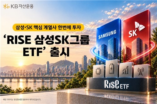 삼성전자+SK하이닉스를 한 번에? KB운용 'RISE 삼성SK그룹' ETF 출시