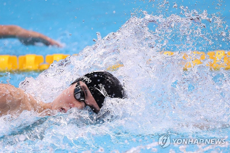 [아시안게임] <b>황선우</b>, 남자 자유형 200ｍ 2위로 <b>결승행</b>…2연패 시동(종합...