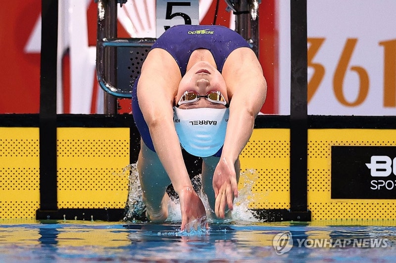 [아시안게임] <b>김승원</b>, 여자 <b>배영</b> 100ｍ <b>동메달</b>…1분00초10