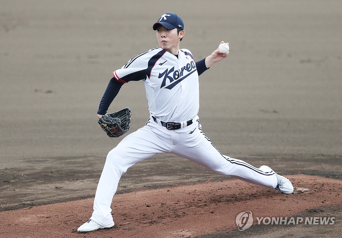 <b>한국</b> <b>선발</b> 투수 <b>오원석</b>