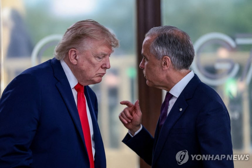 트럼프와 카니 
[로이터=연합뉴스. 재판매 및 DB 금지]