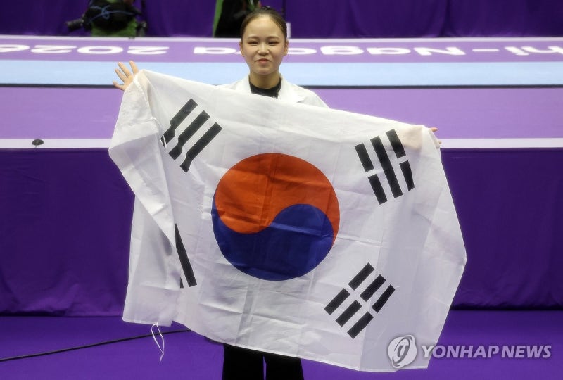 <b>여서정</b>, 8년 만에 아시안게임 체조 <b>도마 금메달</b>