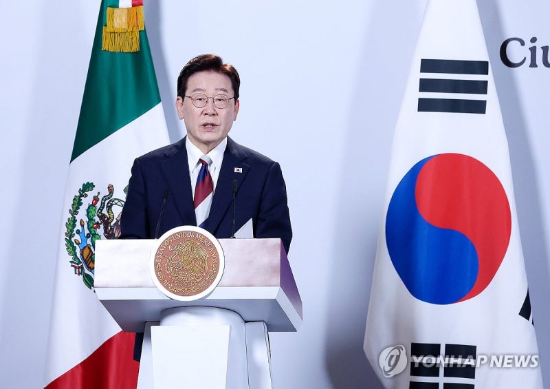 李<b>대통령</b> "<b>멕시코</b>와 원유·공급망 협력채널출범…무역협정 긴요"