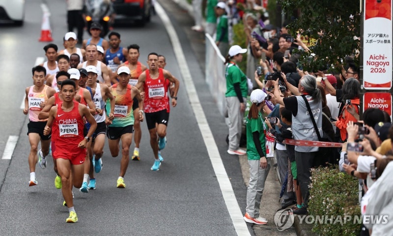 [아시안게임] 남자 <b>마라톤</b>, 메달 획득 실패…박민호 2시간15분35초로 8위