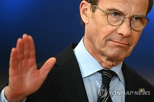 울프 크리스테르손 스웨덴 총리 대행 [AFP 연합뉴스. 재판매 및 DB 금지] 