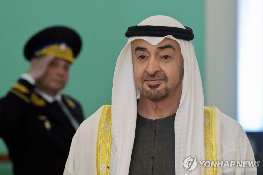 셰이크 무함마드 빈 자예드 알나하얀 UAE 대통령
[EPA 연합뉴스 자료사진. 재판매 및 DB 금지]