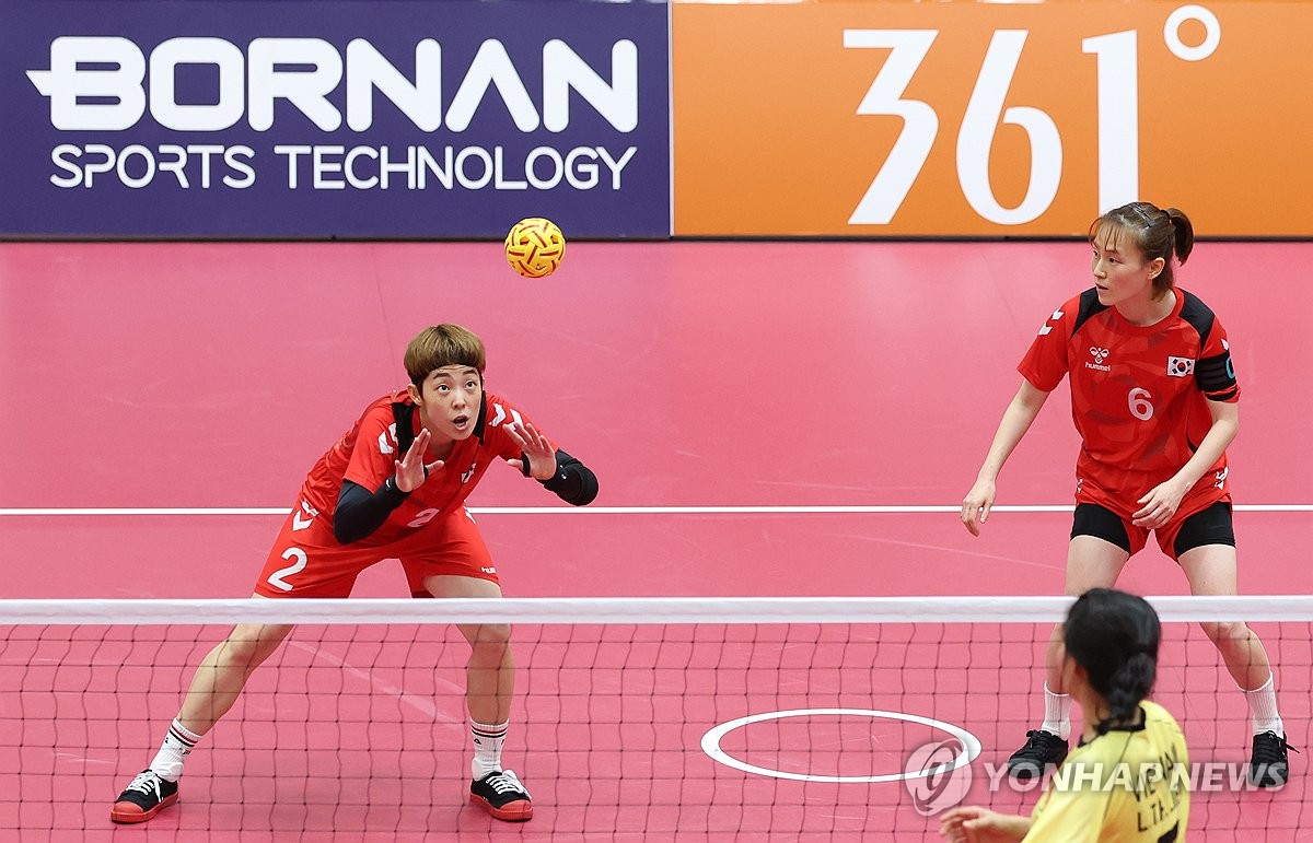 <b>세팍타크로</b> AG 여자 더블 한국·베트남 준결승