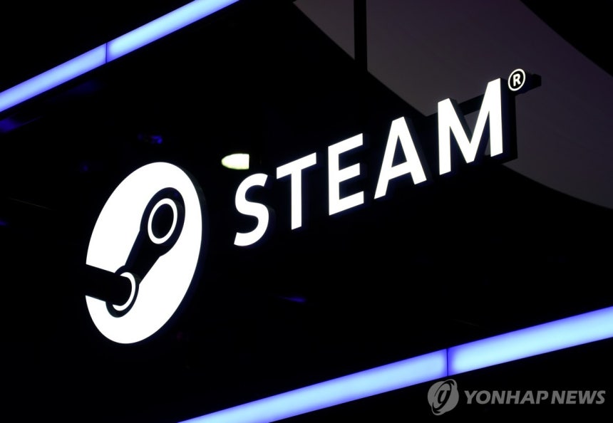 지스타 2024 현장의 PC 게임 플랫폼 '스팀' 로고
[촬영 김주환]