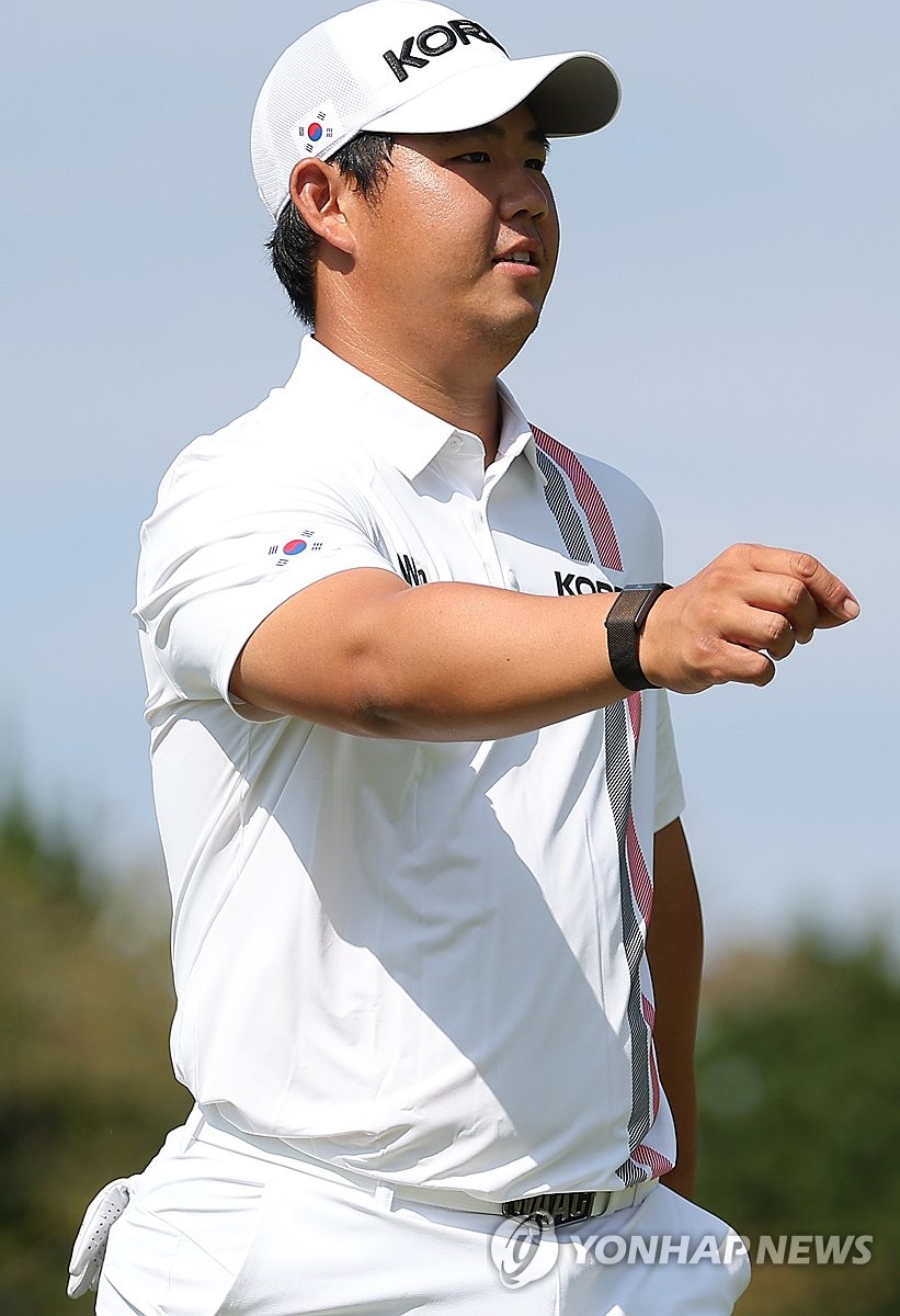 이동하는 <b>김주형</b>