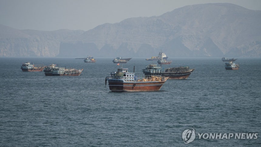 호르무즈 해협 [로이터=연합뉴스 자료사진.재판매 및 DB 금지]