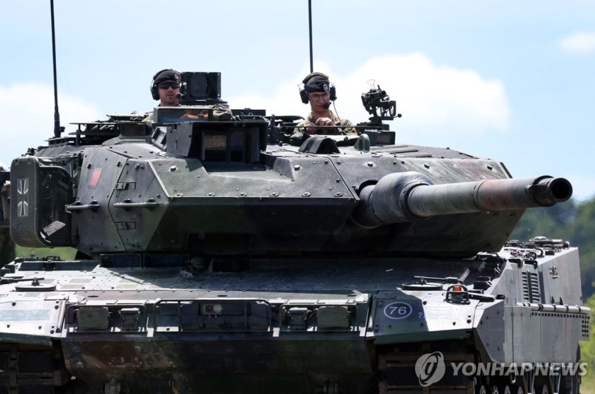 레오파르트2 전차
[AFP=연합뉴스 자료사진. 재판매 및 DB 금지]