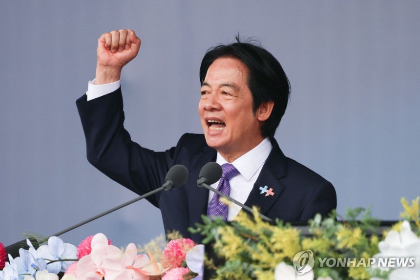 라이칭더 대만 총통 [AFP=연합뉴스.재판매 및 DB 금지]