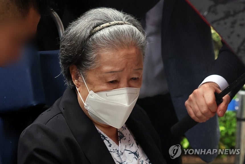 1심서 징역 2년 선고 받은 한학자 통일교 총재 [연합뉴스 자료사진]