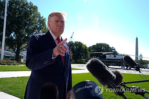 도널드 트럼프 미국 대통령 [AP=연합뉴스.재판매 및 DB 금지]
