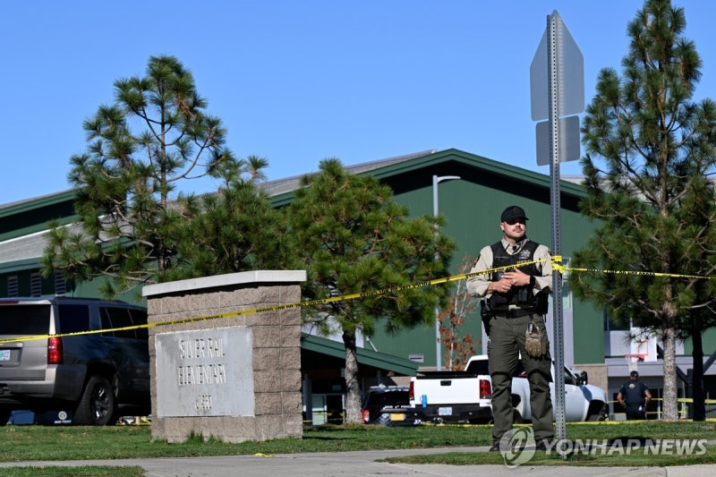 美<b>오리건주</b> 초등학교서 대낮 수업중 <b>총격</b>…어린이 등 5명 숨져