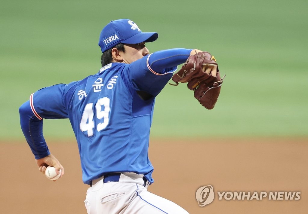 프로야구 <b>삼성</b>, '1라운드 왼팔' <b>허윤동</b> 포함 10명 <b>방출</b>