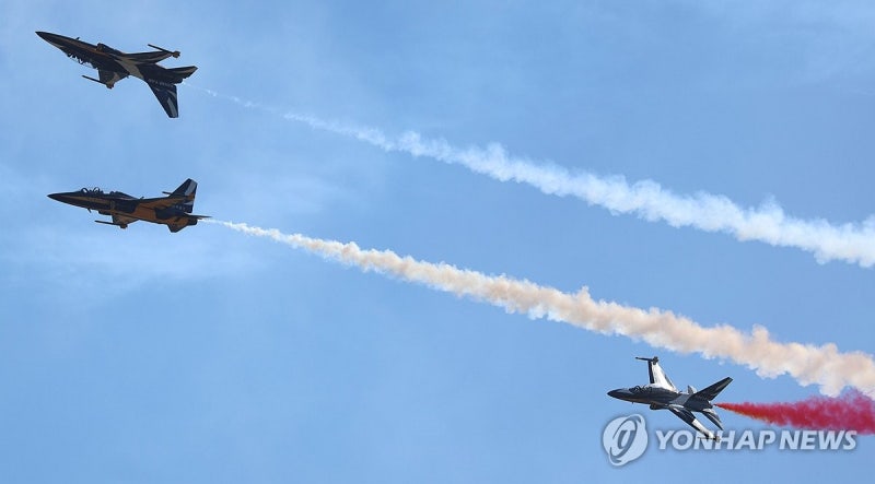 <b>사천에어쇼</b> 블랙이글스 비행