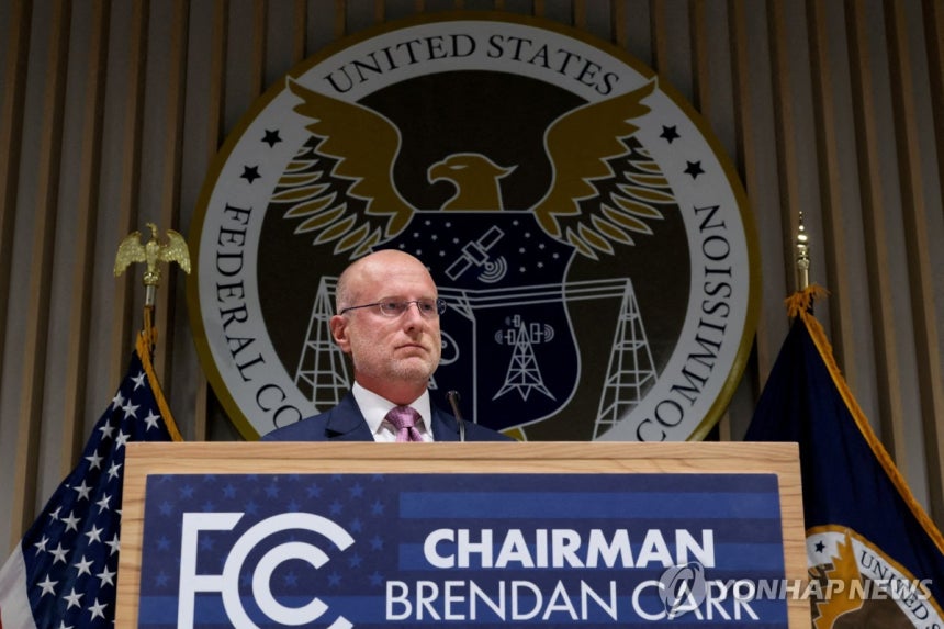브렌던 카 FCC 위원장
[로이터=연합뉴스 자료사진. 재판매 및 DB 금지]