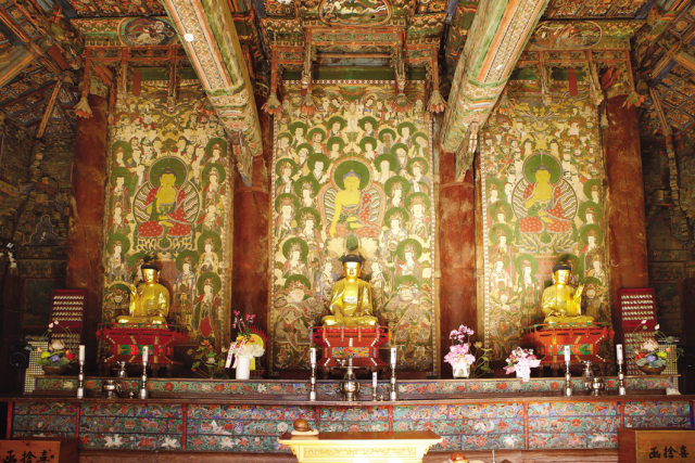 ▲ 김천 직지사 석가여래삼불회도 ⓒ 김천시