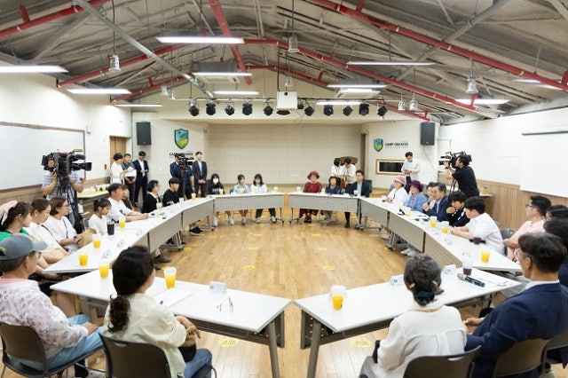 <b>김동연</b> "<b>대성동</b> 마을 평화로운 일상 지속적 관심·<b>지원</b>"