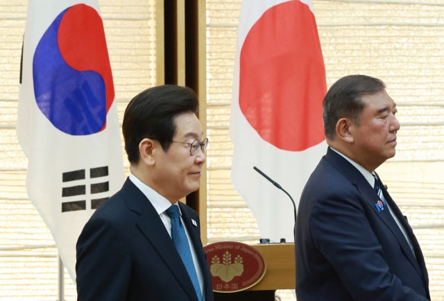 <b>이재명</b>-<b>이시바</b>, 17년만의 '<b>한일</b> 정상 공동발표문' 채택