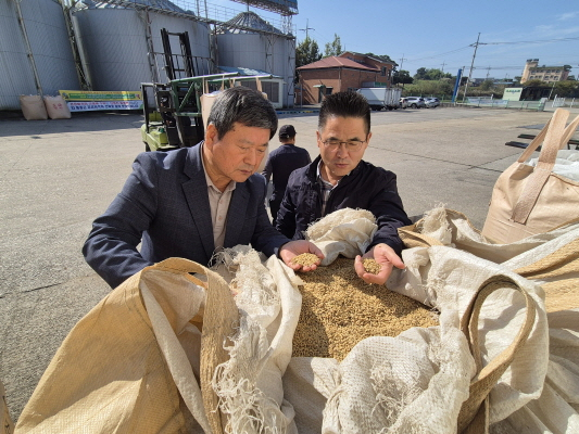 ▲전북농협(총괄본부장 이정환)은 추곡 수매가 한창인 가운데 지난 22일부터 24일까지 사흘간 도내 농협 미곡종합처리장(RPC)과 벼건조저장시설(DSC)을 잇따라 방문해 현장 관계자