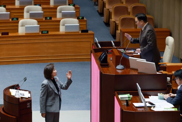 국민의힘, '<b>필리버스터</b> 강제 중단' 禹의장에 법적조치 예고
