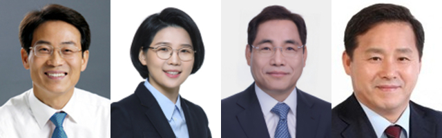 ▲왼쪽부터 강진원 강진군수,김보미 전 강진군의장,오병석 전 농림축산식품부 차관보,차영수 전남도의원ⓒ프레시안