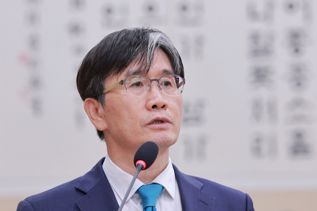 ▲오동운 고위공직자범죄수사처장이 21일 국회 법제사법위원회 전체회의에서 공수처 소관 결산 제안 설명을 하고 있다.    </div>

    <div class=