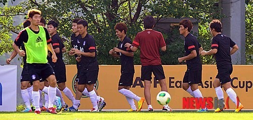 [동아시안컵]'첫 골과 첫 승' <b>홍명보호 한일전</b>서 필승 총력전
