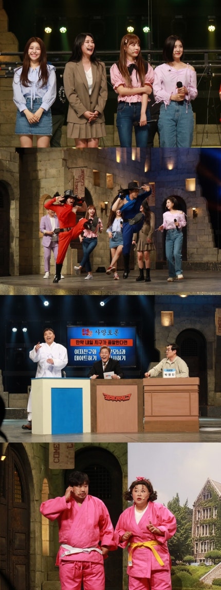 photo of Brave Girls during their appearance on tvN's 'Comedy Big League'
