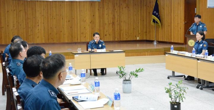 진안경찰서, <b>홍삼</b>축제 대비 안전관리 대책회의