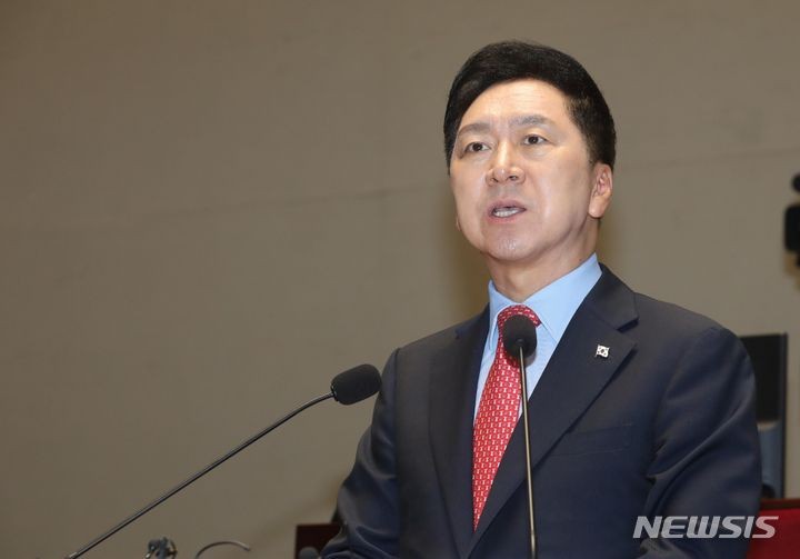 김기현 "영장 판사, <b>이재명</b> '유죄'라 판결…사법리스크 해소 안돼"