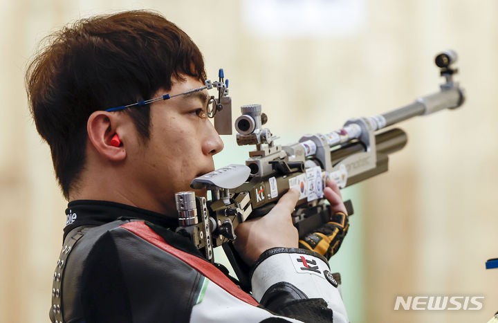 사격 男 50m 소총 3자세 단체전, 항저우 AG 동메달