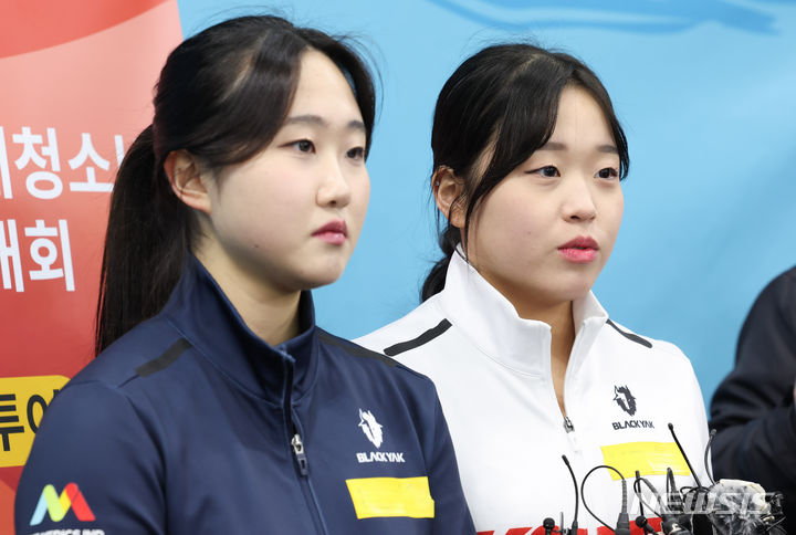 '팀 킴'의 후예 <b>이소원</b>·<b>장유빈</b> "강원2024 <b>컬링</b> 金 도전"