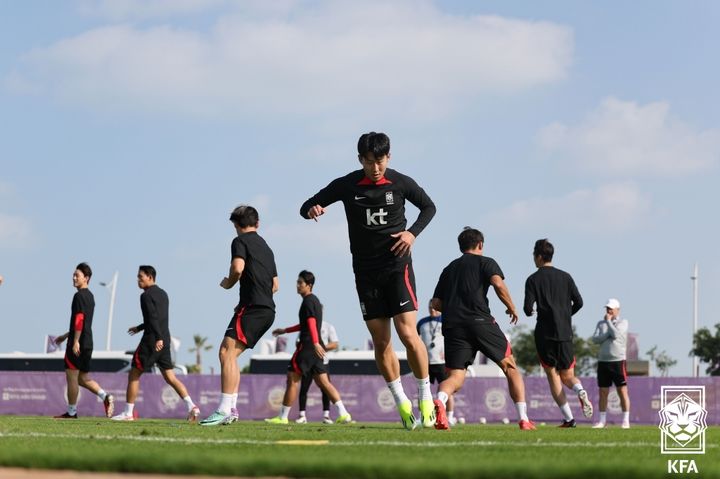 '亞컵 최종 모의고사' 한국, 이라크전 선발 발표…<b>손흥민</b>·<b>이강인</b> 벤치