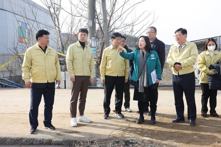 경기도의회 도시환경위, 오염물질 유출 <b>하천</b> 현장점검