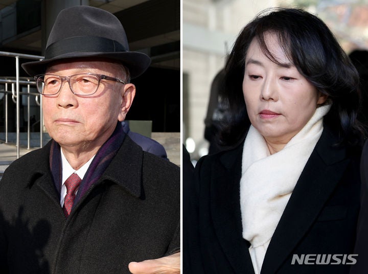 '문화계 <b>블랙리스트</b>' 사건 <b>김기춘</b> 징역 2년, <b>조윤선</b> 징역 1년 2개월 법정구속...